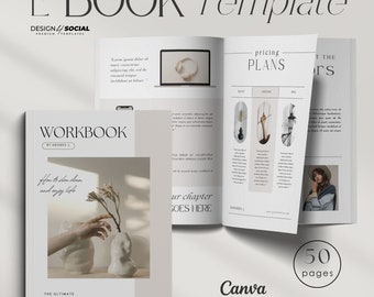 Ebook Template | Lead Magnet | Course Creator Template |  Coaching Guide Book Canva Template