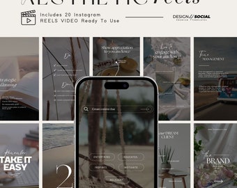 Instagram Video Reels | Coaching Video Reels | Marketing Instagram | Canva Template