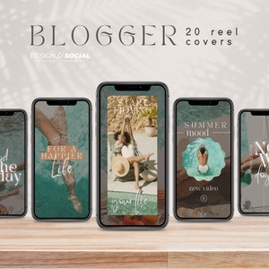 Instagram Reel Templates | Content Creator Reel Covers | Reel Cover Template Editable in Canva | Reel Template Cover