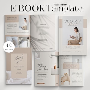 Szablon e-booka Canva | Szablon e-booka Canva Coaching | Lead Magnet | Przewodnik po kursie