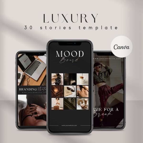 Luxury Instagram Templates | Social Media Stories | Bloggers Branding Kit | Fashion Templates