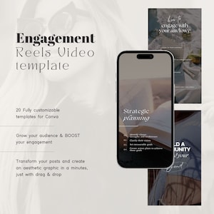 Bobines vidéo Instagram Bobines vidéo d'entraînement Marketing Instagram Modèle de toile image 3