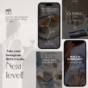 Bobines vidéo Instagram Bobines vidéo d'entraînement Marketing Instagram Modèle de toile image 5