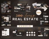 Real Estate Bundle | Real Estate Instagram Templates | Buyer, Seller Real Estate Guide | Realtor Bundle Marketing Kit | Branding Kit