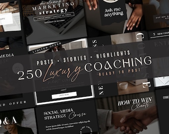 Coaching Instagram Post, Stories, Highlights Templates | Blogger Template| Life Coach Templates | Coaching Business