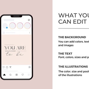 100 Motivational Instagram Template | Instagram Post Quotes | Social Media | Influencer Quotes | Canva Template image 4