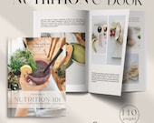 Nutrition Coach Ebook Template | Health Coach Forms | Lead Magnet | Food Diary | Nutrition Planner | Canva Template