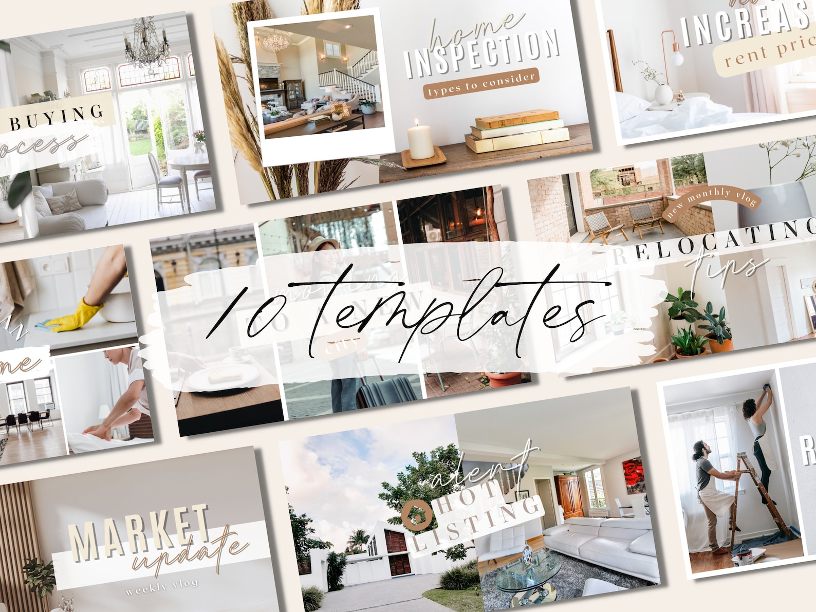 Real Estate Youtube Channel Branding Kit Youtube Thumbnails Etsy