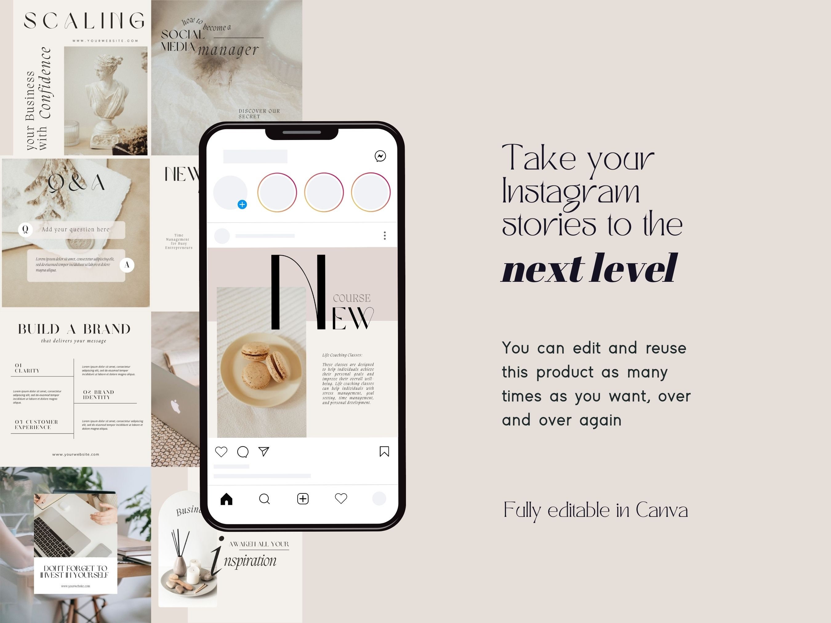 Social Media Templates Coach - Instagram Post Templates for Business ...