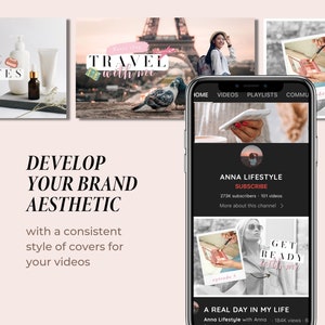 Peut inclure: Capture d'&eacute;cran d'une page de cha&icirc;ne YouTube avec un fond noir et du texte blanc. Le nom de la cha&icirc;ne est "Anna Lifestyle" et la cha&icirc;ne compte 273 000 abonn&eacute;s et 101 vid&eacute;os. La description de la cha&icirc;ne est "En savoir plus sur cette cha&icirc;ne >". La cha&icirc;ne a une vid&eacute;o intitul&eacute;e "Une vraie journ&eacute;e dans ma vie" avec 184 000 vues. La vignette de la vid&eacute;o montre une femme portant une veste noire et une chemise blanche. La vid&eacute;o est intitul&eacute;e "Une vraie journ&eacute;e dans ma vie" et la description est "Anna Lifestyle avec Anna".