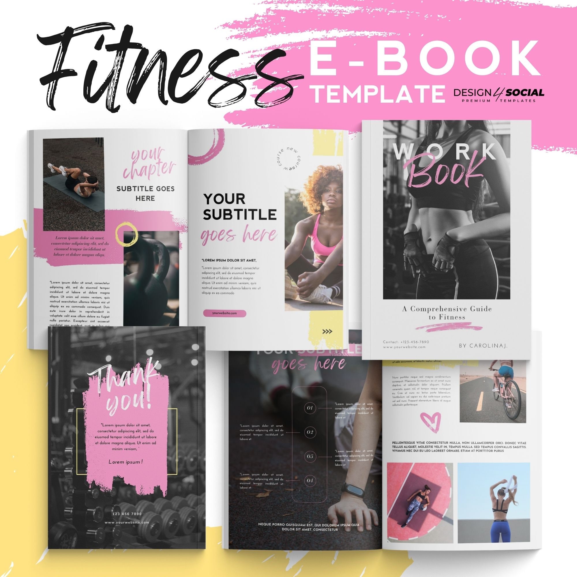 Fitness Ebook Template | Personal Training Workout | Workout Plan ...
