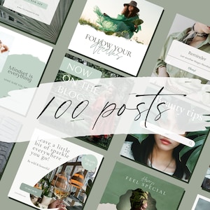 Instagram Post Templates| Minimalism Instagram Posts| Esthetician Posts | Social Media posts| Bloggers Coach Branding Kit