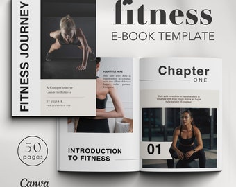 Fitness Ebook Template | Personal Training Workout | Nutrition Coach | Fitness Planner
