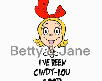 Cindy-Lou buen SVG