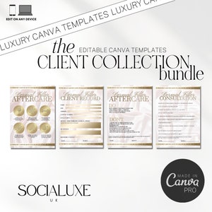 COLLECTION CLIENT - Dermal Filler modifiable après soin, dossier client, formulaire de consultation, modèle modifiable