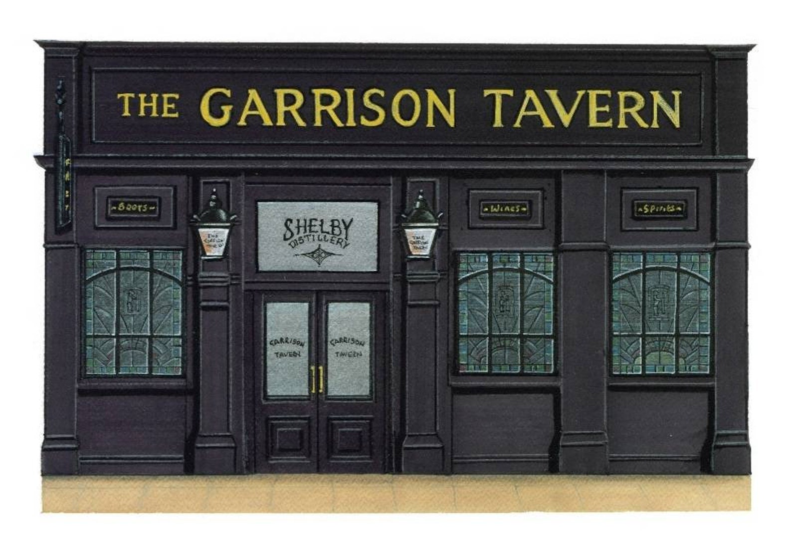 The Garrison Tavern Peaky Blinders Etsy
