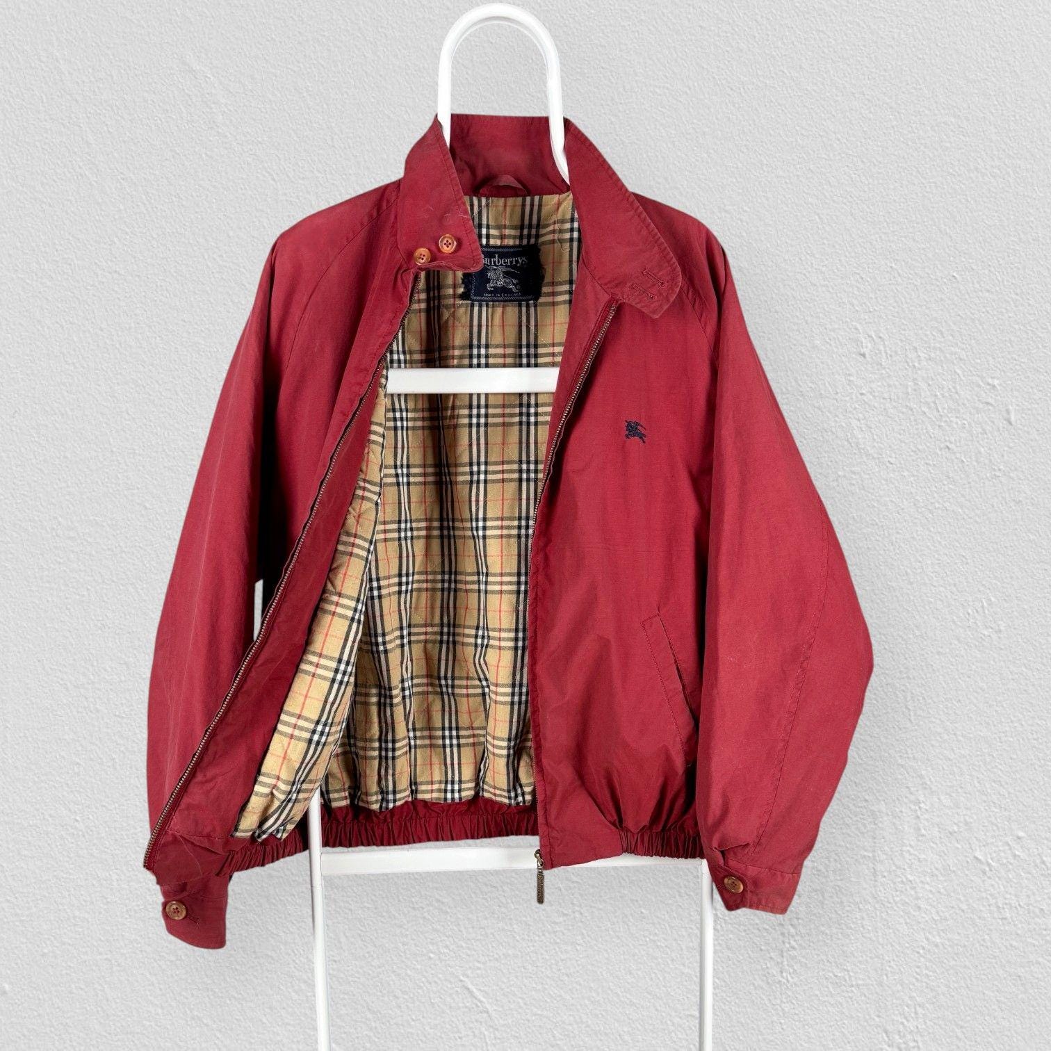 90s Burberry Jacket - Etsy