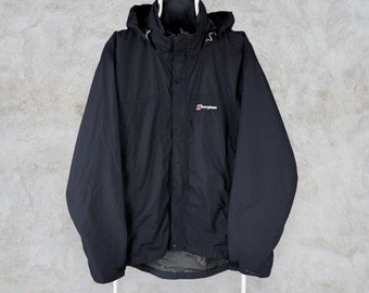 Berghaus Black Aquafoil Jacket Waterproof Men's Large