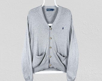 Polo Ralph Lauren P-wing Oversize Cardigan - Etsy