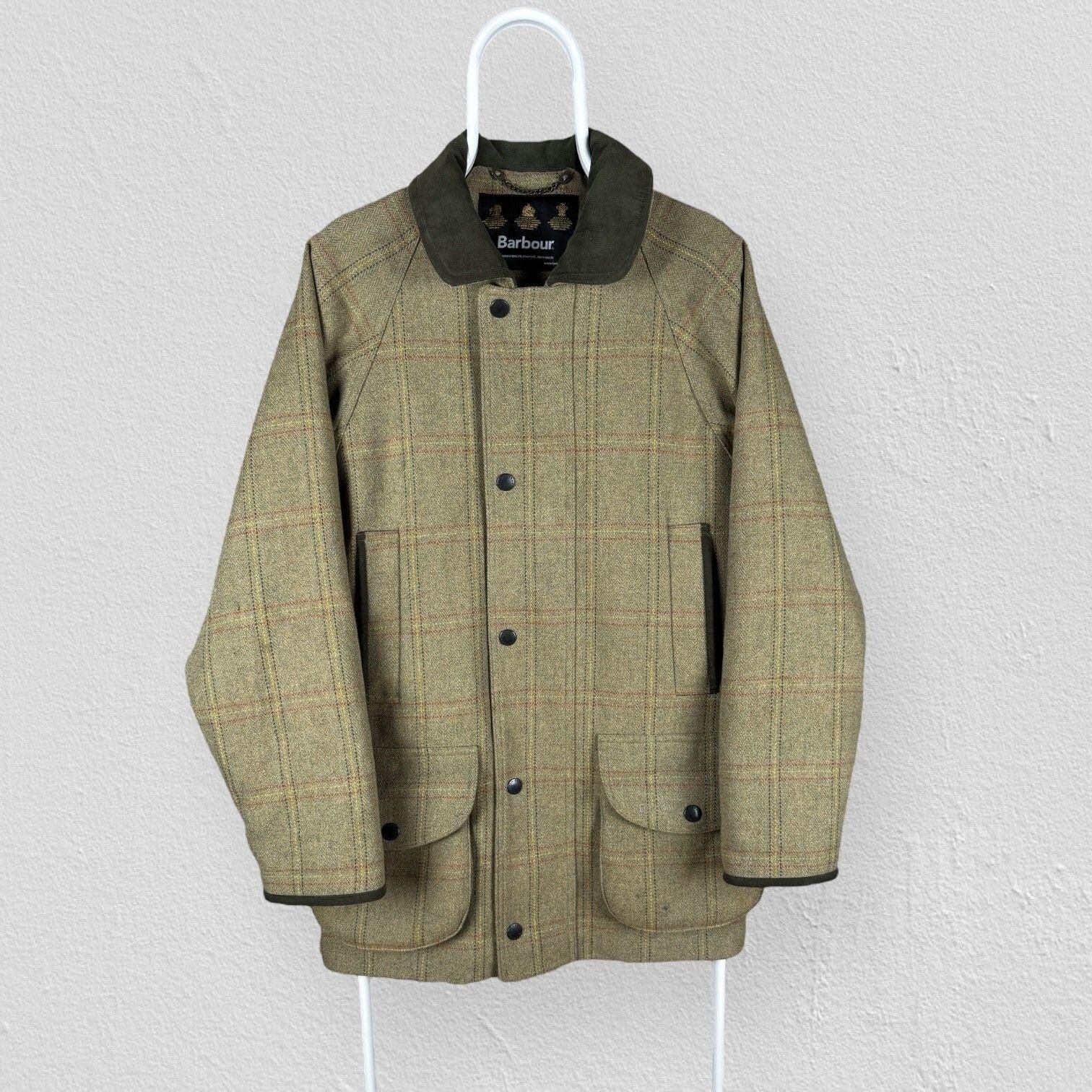 Barbour Double Twist Tweed Shooting Jacket 100% Merino 2 Ply Mens 