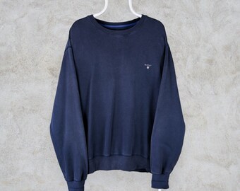 Gant Navy Blue Sweatshirt Pullover Men's XL