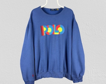 Polo Ralph Lauren Blau Sweatshirt Pullover Zauber Pullover Herren Größe XXL