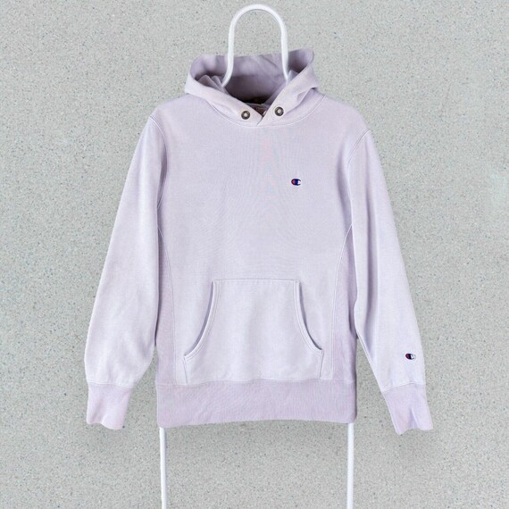 Pink reverse weave champion hoodie discount