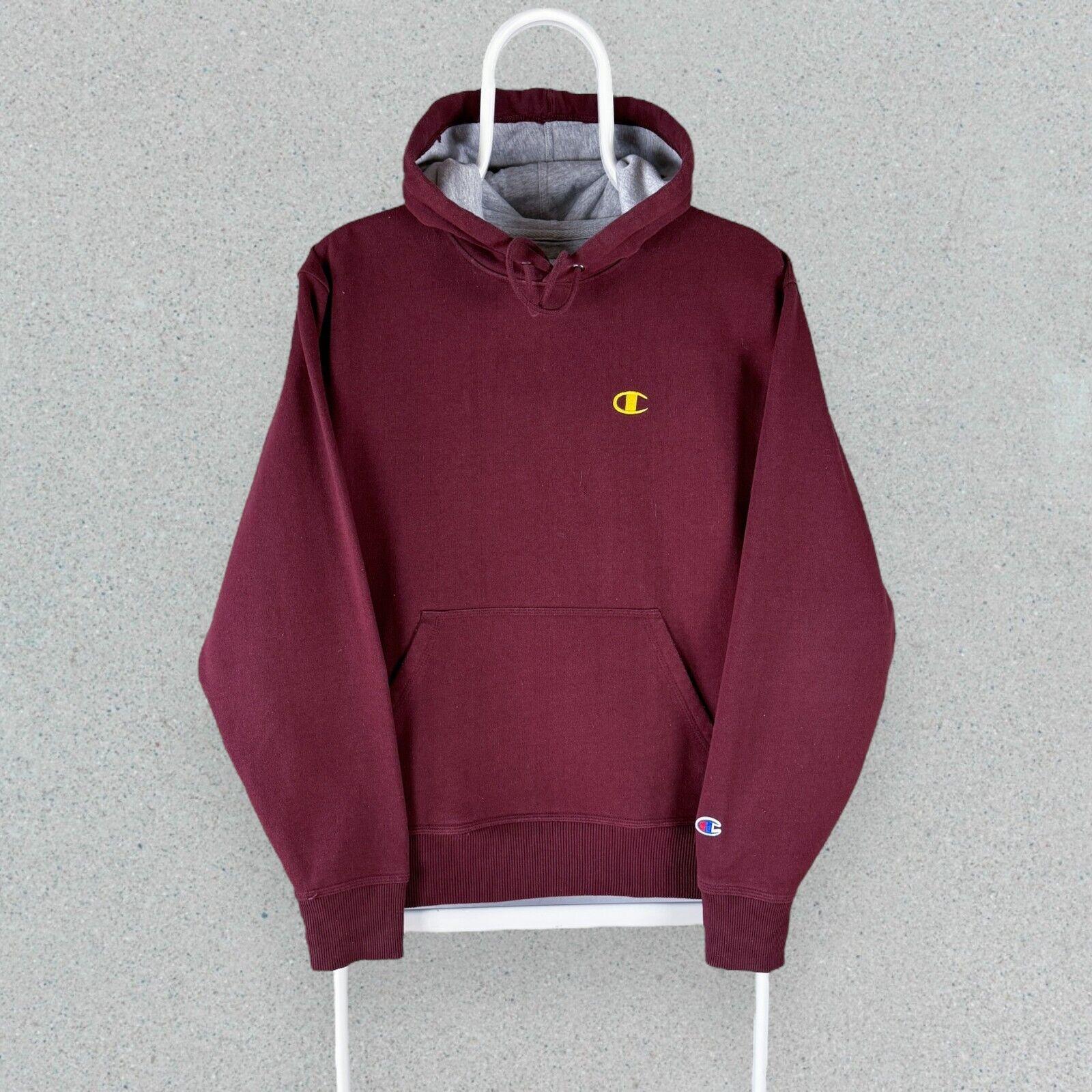 Burgundy champion hoodie 2025