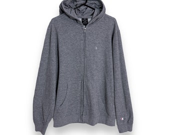 Champion Hoodie Grau Zip Up Herren Medium