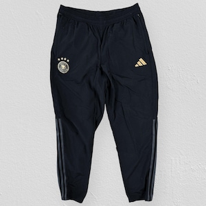 Germany Adidas Tracksuit Bottoms Black Track Pants Training Mens Medium
