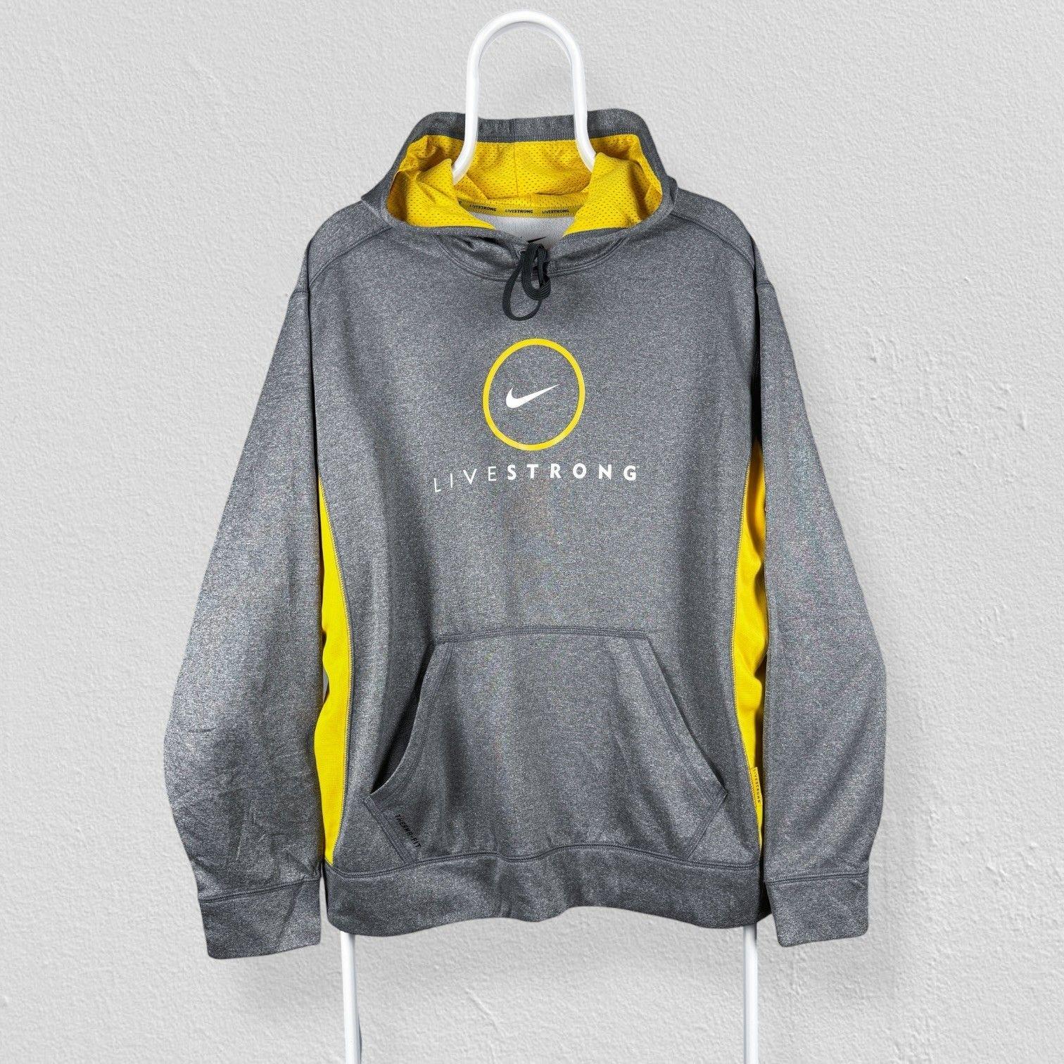 yellow livestrong hoodie