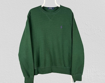 Felpa da uomo Polo Ralph Lauren verde, taglia M