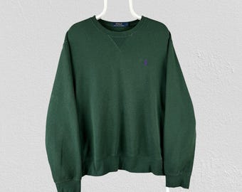 Polo Ralph Lauren Grün Sweatshirt Pullover Herren Größe L