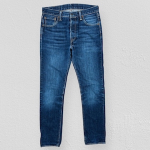 Levi&#39;s 501 Jeans Slim Straight Blue Denim Mens W30 L34