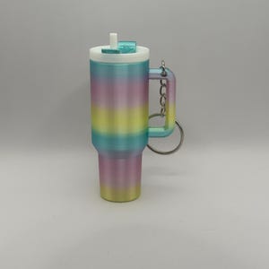 Cute Tumbler Keychain holds chapstick
