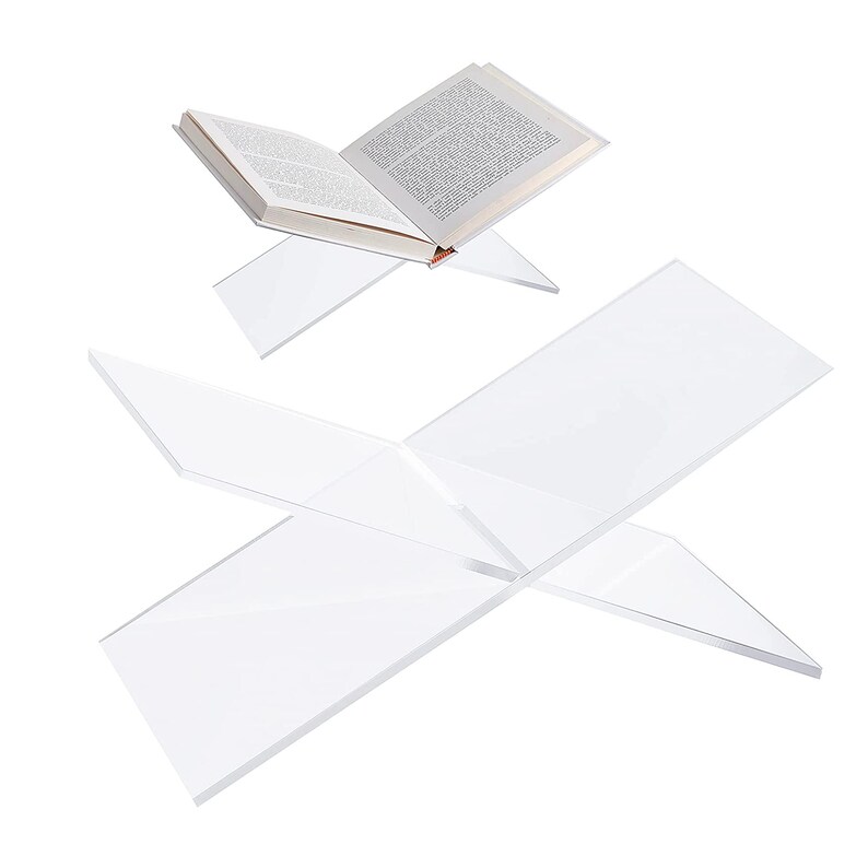 Modern Acrylic Book Stand Open Book Display Stand for Etsy