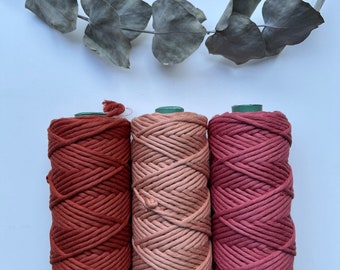 Corda Cotone Pettinato pesca singolo ritorto 3mm