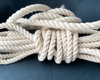 Corda Macrame 15mm 10M, corda attorcigliata, deco o corda arcobaleno in Macrame