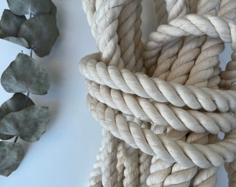 Cavo in corda di cotone 10MM,12MM,15MM,20MM prezzo per 5 metri