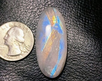 Big Size Rainbow Moonstone Cabochon, Oval Shape Natural Rainbow Moonstone, Smooth Polished Loose Gemstone, Natural Moonstone For Jewelry !!