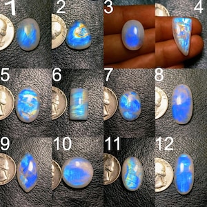 Mind Blowing ~ Multi Fire Moonstone Cabochon Loose Mix Shape And Size 88 Pcs. Moonstone Cabochon For Making Jewelry & Pendant.