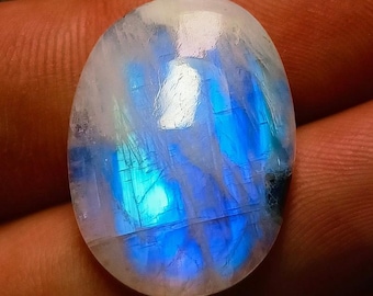 Super Quality Rainbow Moonstone Cabochon, Oval Shape Smooth Polished Loose Gemstone, Natural Rainbow Moonstone, Jewelry Making Cabochon !!