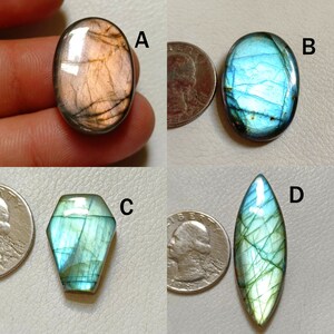 Labradorite Cabochon AAA Quality , Natural Blue Labradorite Loose Gemstone, Healing Crystal, DIY Jewellery Making Designer Cabochons