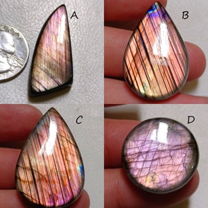 100% Natural Purple Labradorite Gemstone Cabochon, MIX Shape & Size  Jewelry Making Labradorite Gemstone Cabochon !!!