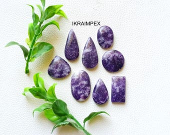 AAA+ ~ Natural Lepidolite Lot, Mix Shape & Size Lepidolite Wholesale Lot, Smooth Polish Lepidolite, Natural Lepidolite Making All Jewelry.