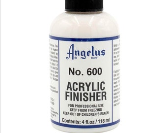 angelus brand acrylic leather paint finisher no 600 4oz
