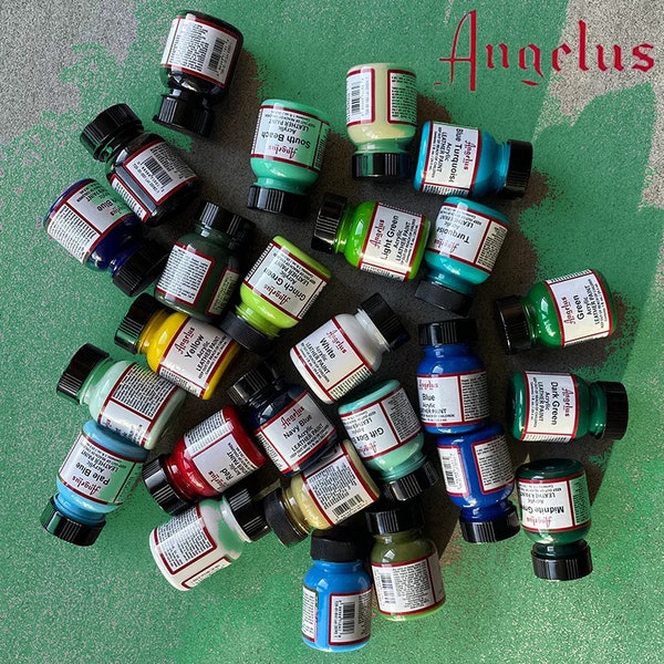 6 - Angelus Paint 1oz (29ml) - Tons verts