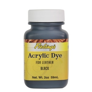 FIEBING'S ACRYLIC DYE 2 oz 59 ml Czarny