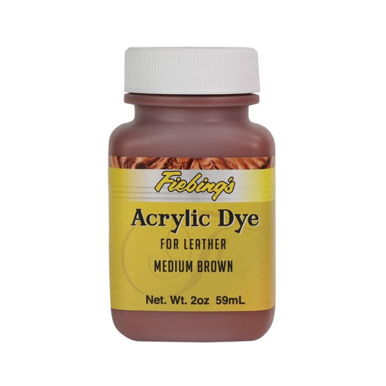 FIEBING'S ACRYLIC DYE 2 oz 59 ml Marron moyen