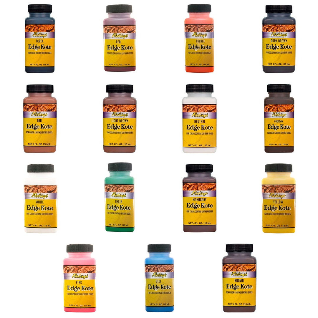 Fiebing's Edge Kote 4OZ All Colors Etsy